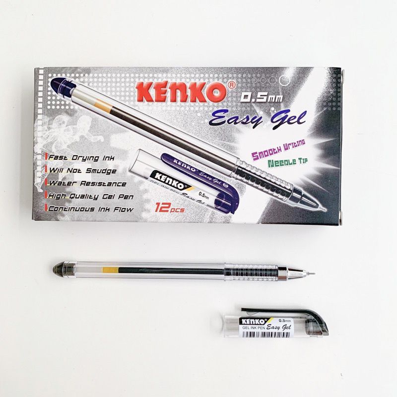 

ATK Pulpen Kenko Easy Gel 0.5 mm Black - Hitam
