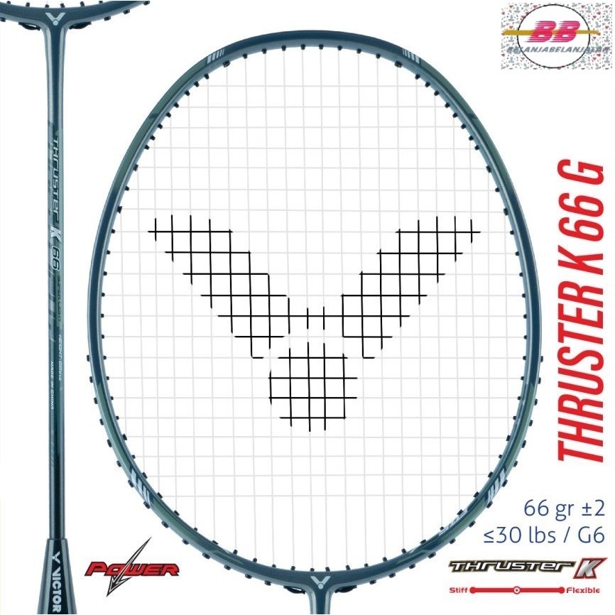 Raket Badminton VICTOR Thruster K 66 / TK-66 G / TK 66 G