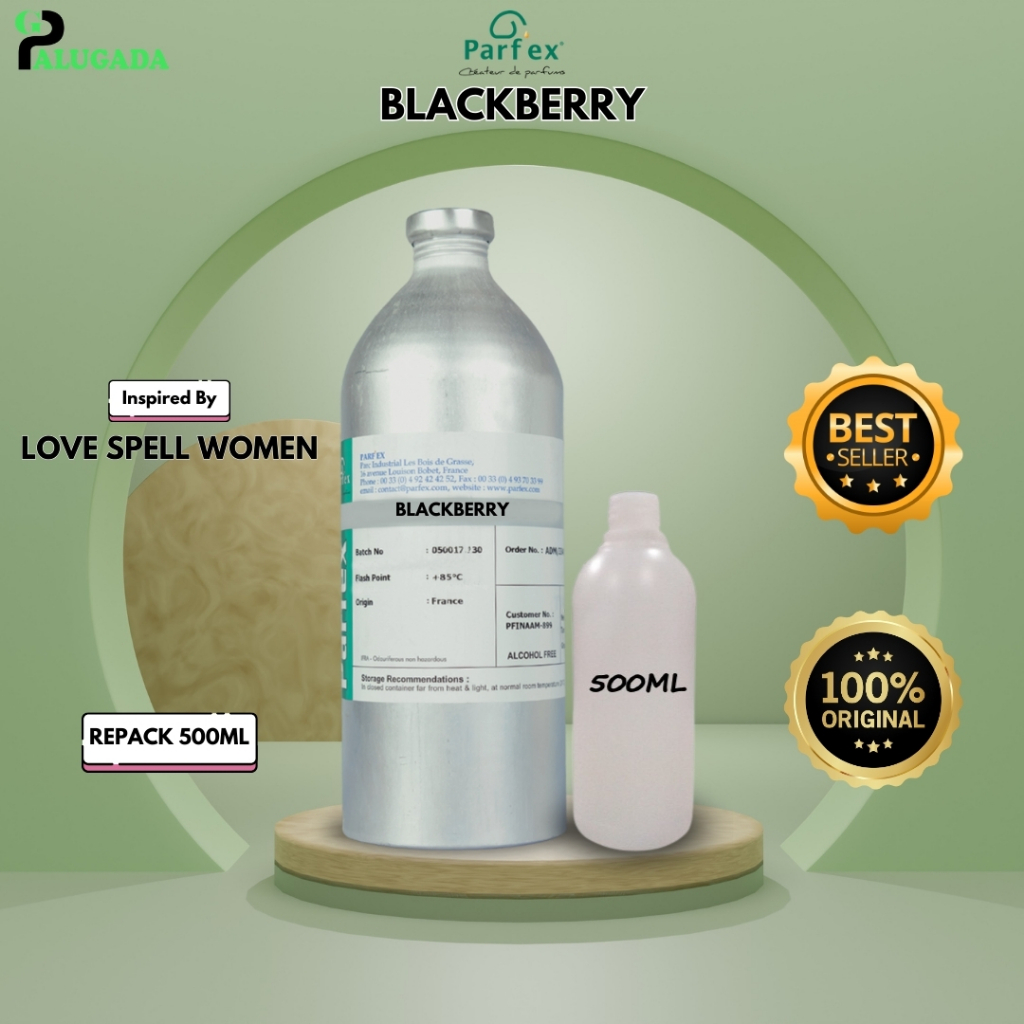 Bibit Parfum Murni BLACKBERRY / VICTORIA LOVE SPELL PARFEX 500Ml Repack
