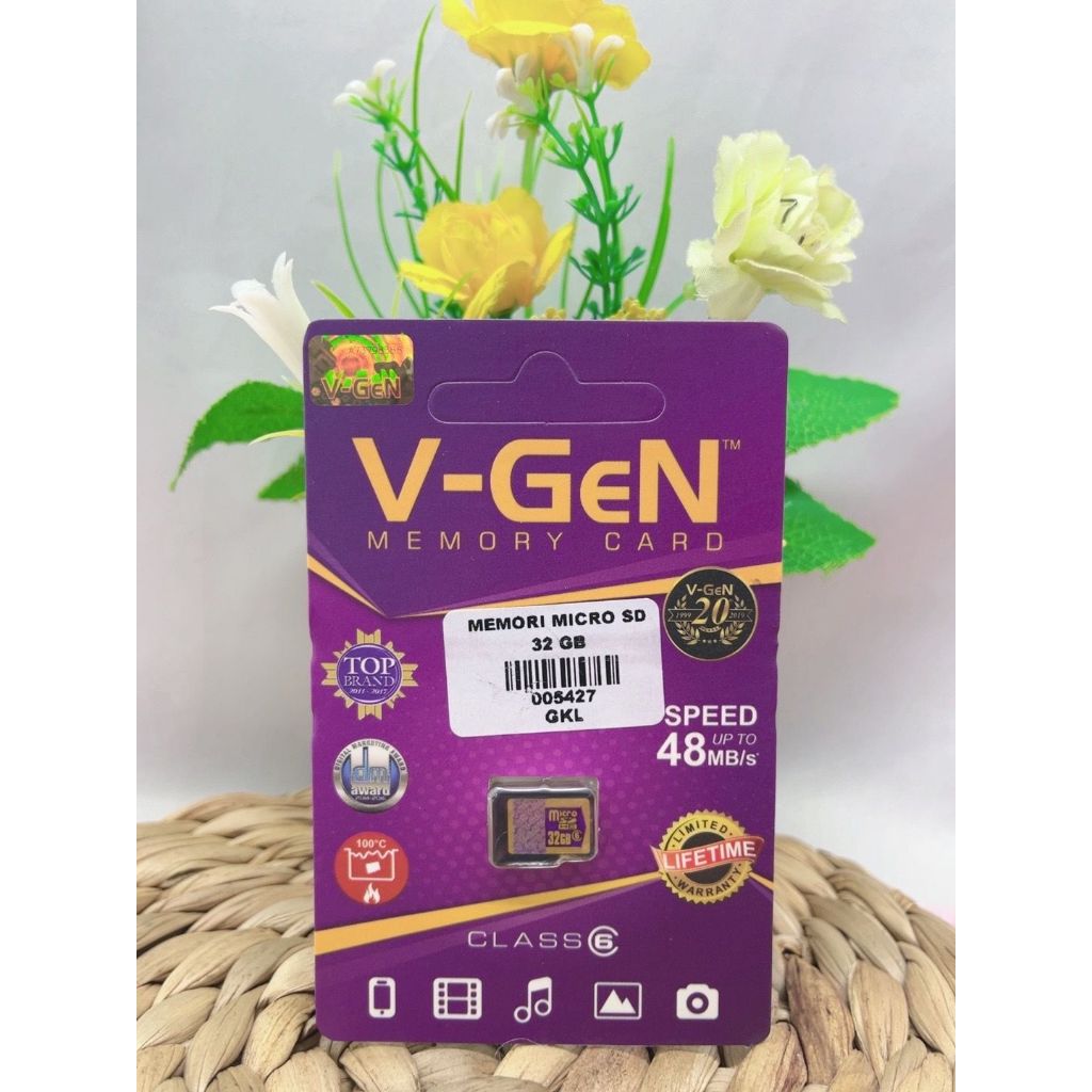 Memori Card Hp V Gen MMC Micro Sd Class 6 Memory Handphone Termurah Original VGen 4GB 8GB 16GB 32GB