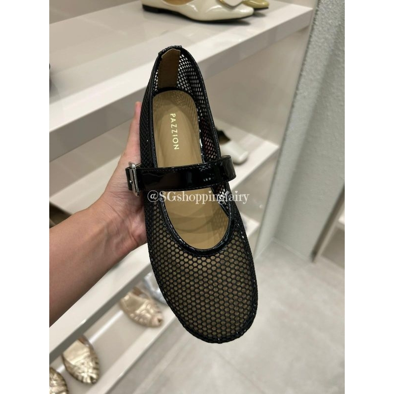 PRE ORDER - PAZZION ORIGINAL ELLIE MESH BUCKLED MARY JANES