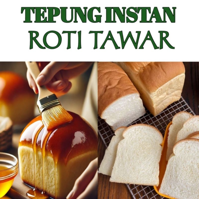 

Tepung Instan Rotti Tawar 750 Gram 3in1 atau premix instan Baking