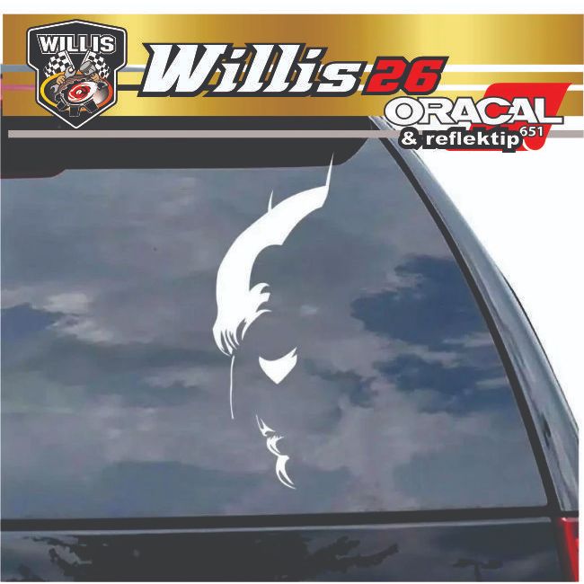 Sticker Mobil Cutting Batman stiker batman keren termurah