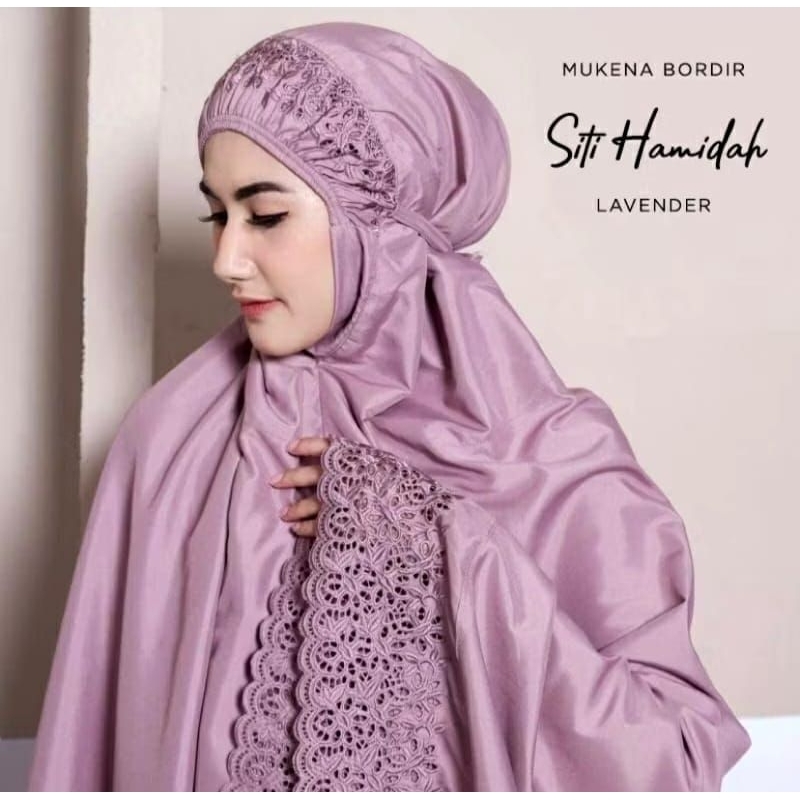 Mukena khadijah Dewasa katun mikro/mukena motif bordir jumbo