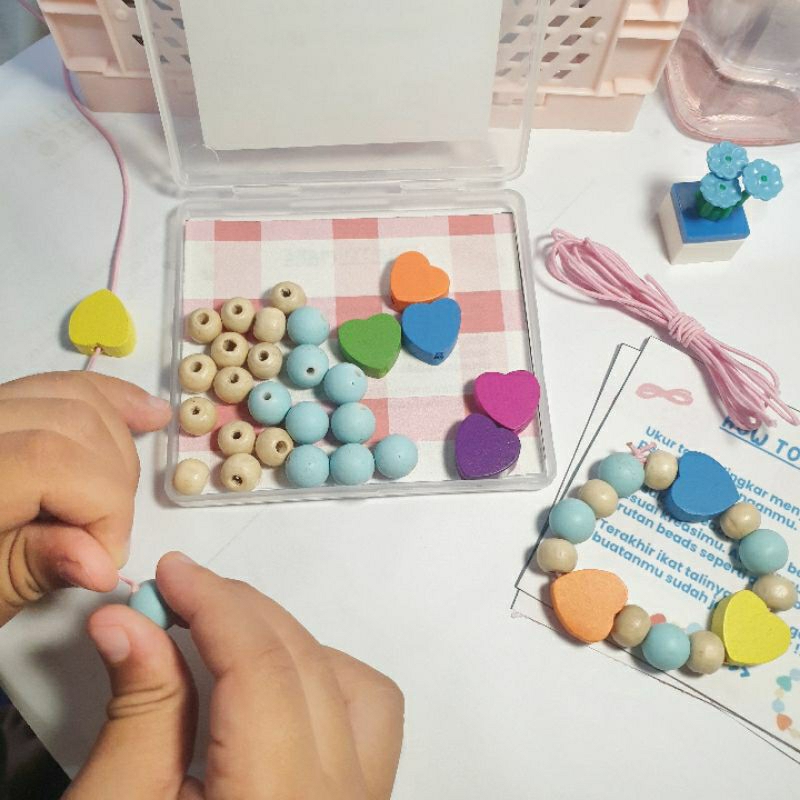 DIY KIT - Make Your Own Bracelet, DIY Kids Activity, Birthday Hampers,