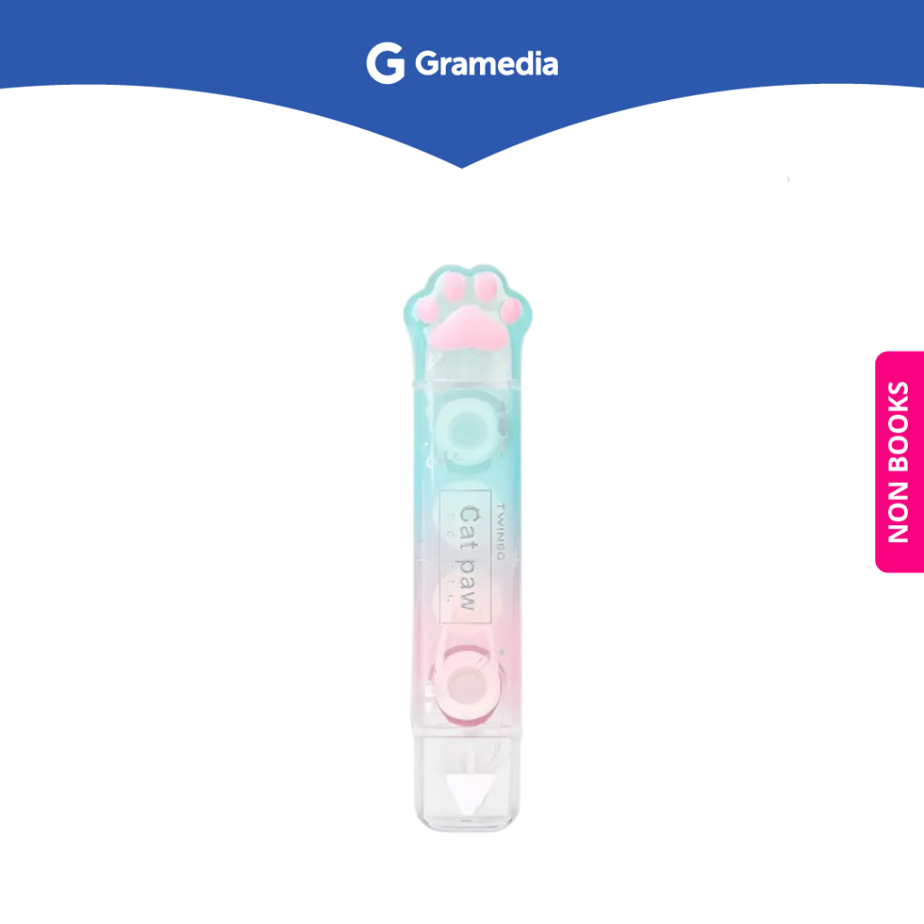 

Gramedia Surabaya - TWINGO CAT PAW OMBRE RETRACTABLE CORRECTION TAPE TG-B7342