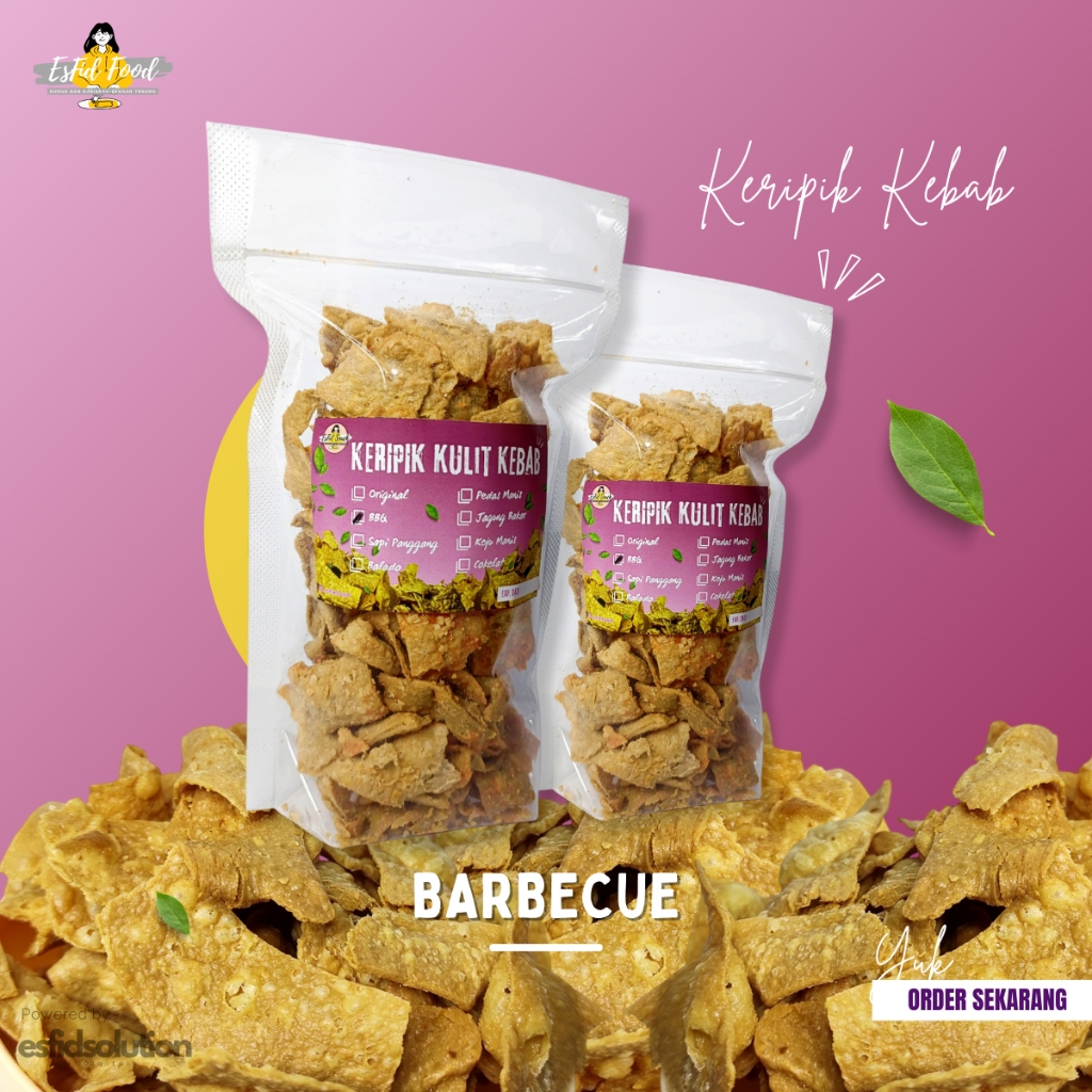 

Keripik Kebab Barbecue | Cemilan Kribab | Snack