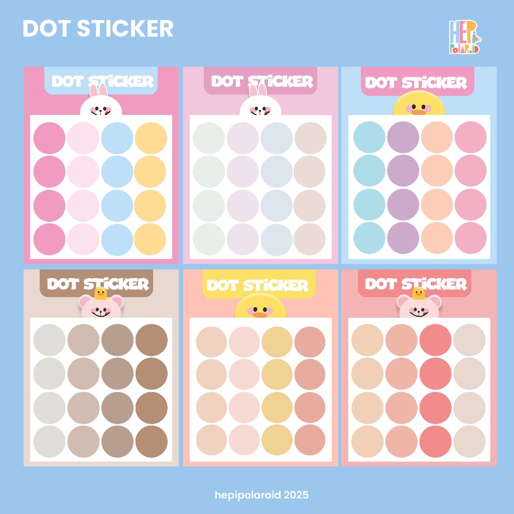 

Sticker Dot Aesthetic Sticker pastel Scrapbook Polco Deco Hepipolaroid