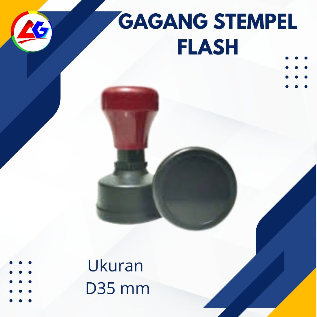 

Amelia Grafika CBO 35 - Gagang stempel flash otamatis bulat