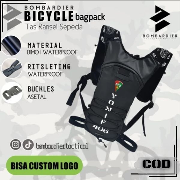 TERLARIS TAS SEPEDA WATERPROOF BAHAN CORDURA BIMO WP TAS SEPEDA COSTUME
