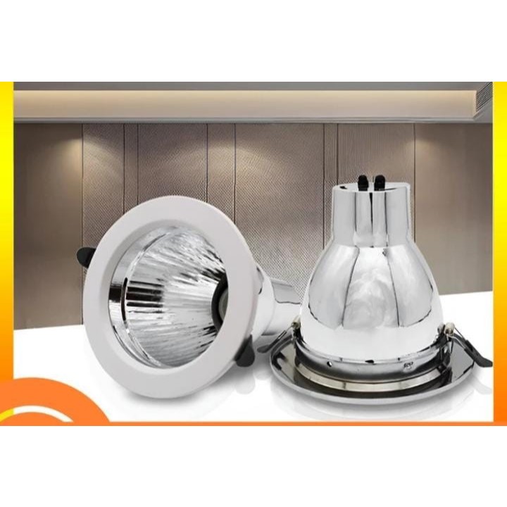 Kap Lampu Fitting Lampu Downlight LED Plafon Rumah Cantik Ukuran Besar 5 Inch Inchi Inci / Kap Tempa