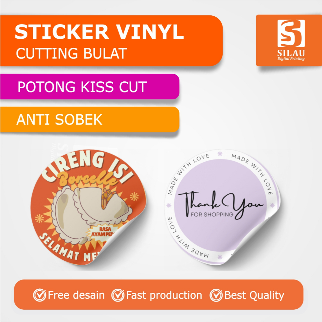 

Cetak Stiker Chromo - SILAU ADV - Label Makanan - Toples - Kemasan Botol Minuman Custom - Sticker