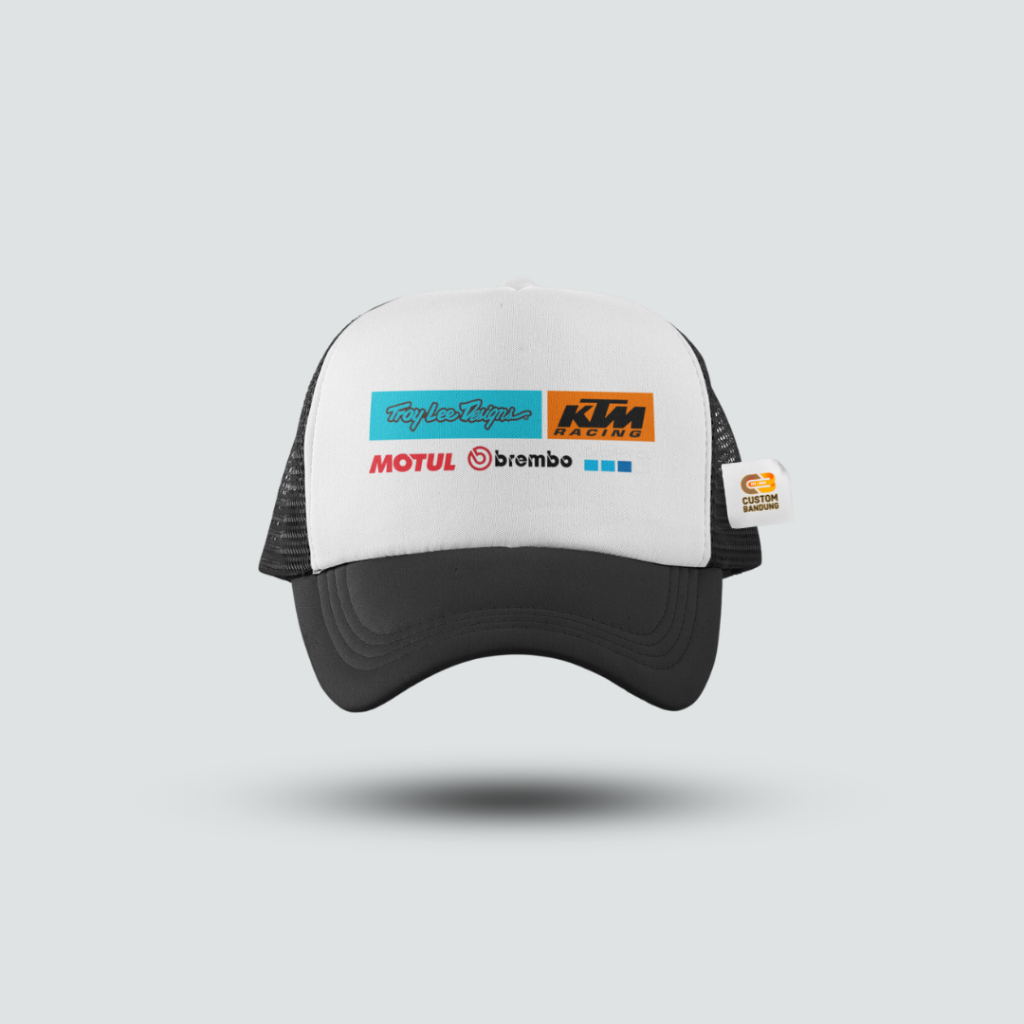 Topi Trucker KTM Topi Jaring KTM Pria Wanita Bisa COD Original High Quality