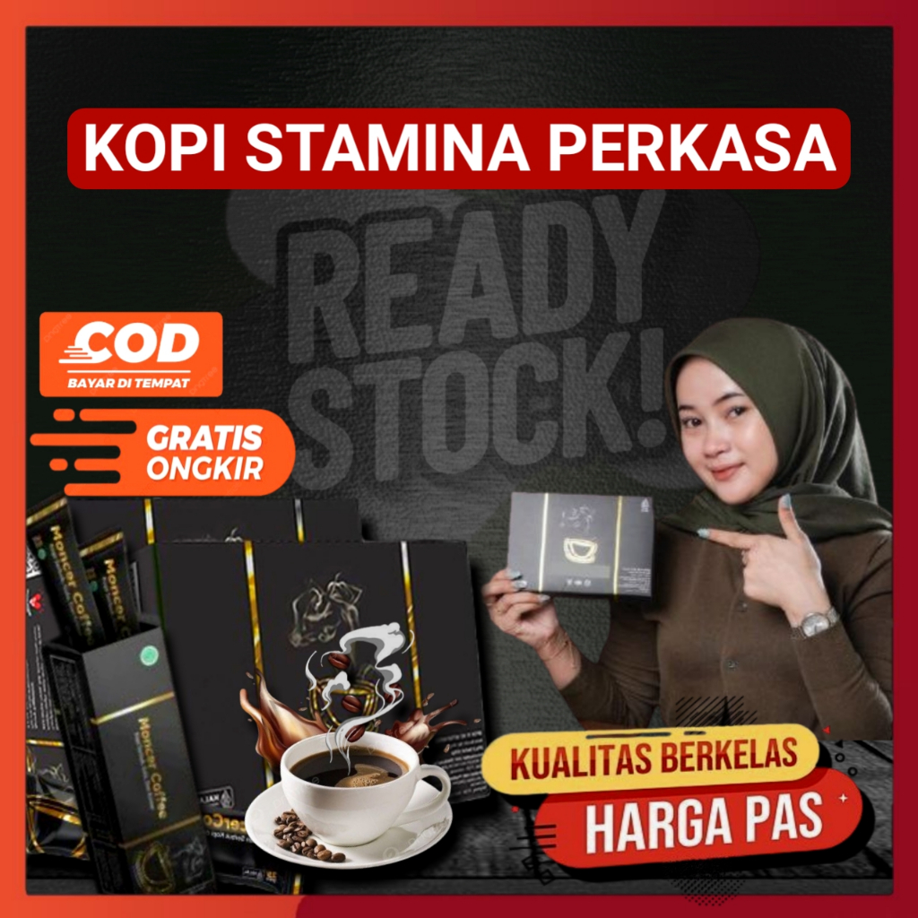 

KopiMoceerr Cofee Original Kopi Rahasia Pria Perkasa Kuat Tahan Lama 1 Box Isi 8 Sachet BPOM HALAL