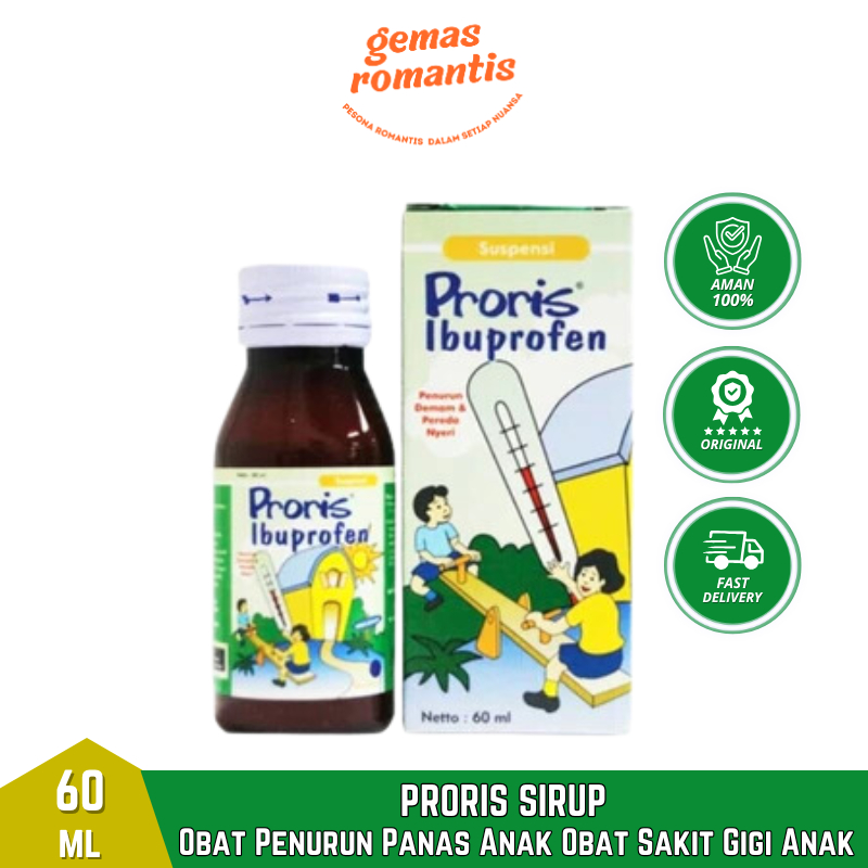 Proris Sirup Isi 60ml - Obat Penurun Panas Anak Obat Sakit Gigi Anak