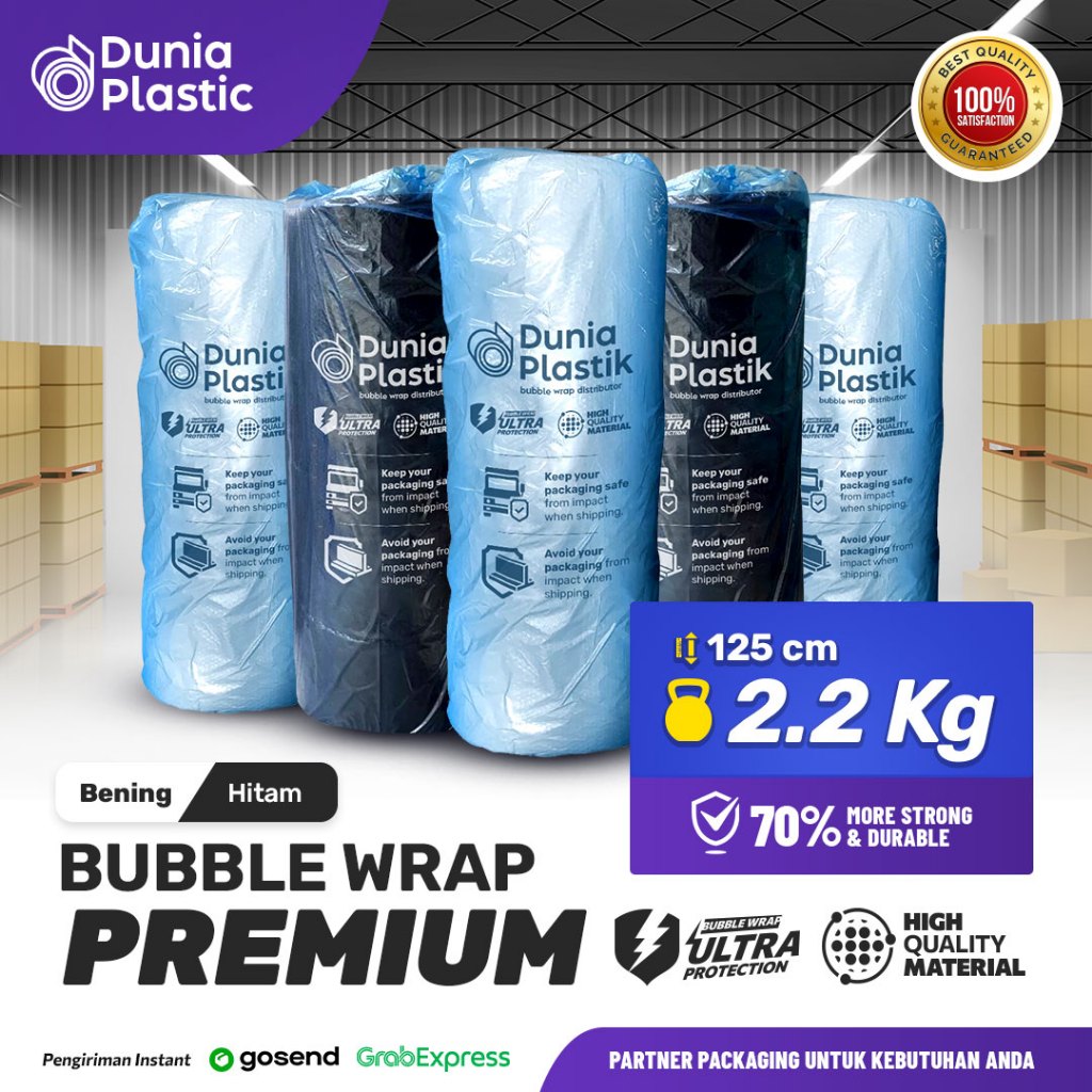 

⭐️ Dunia Plastic ⭐️ Bubble Wrap Premium 2,2Kg - Bahan Terbaik & Termurah
