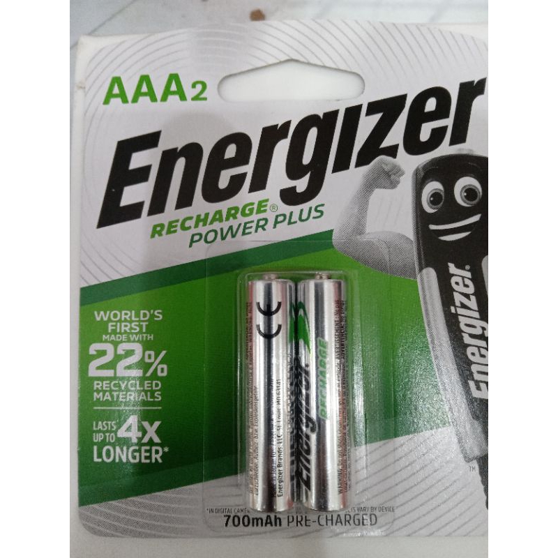Energizer Recharge Plus AAA2
