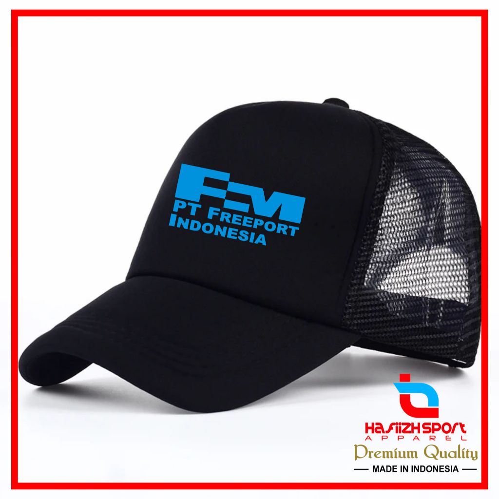 TOPI FREEPORT INDONESIA / TOPI JARING FREEPORT INDONESIA / TOPI TRUCKER FREEPORT INDONESIA BISA COD