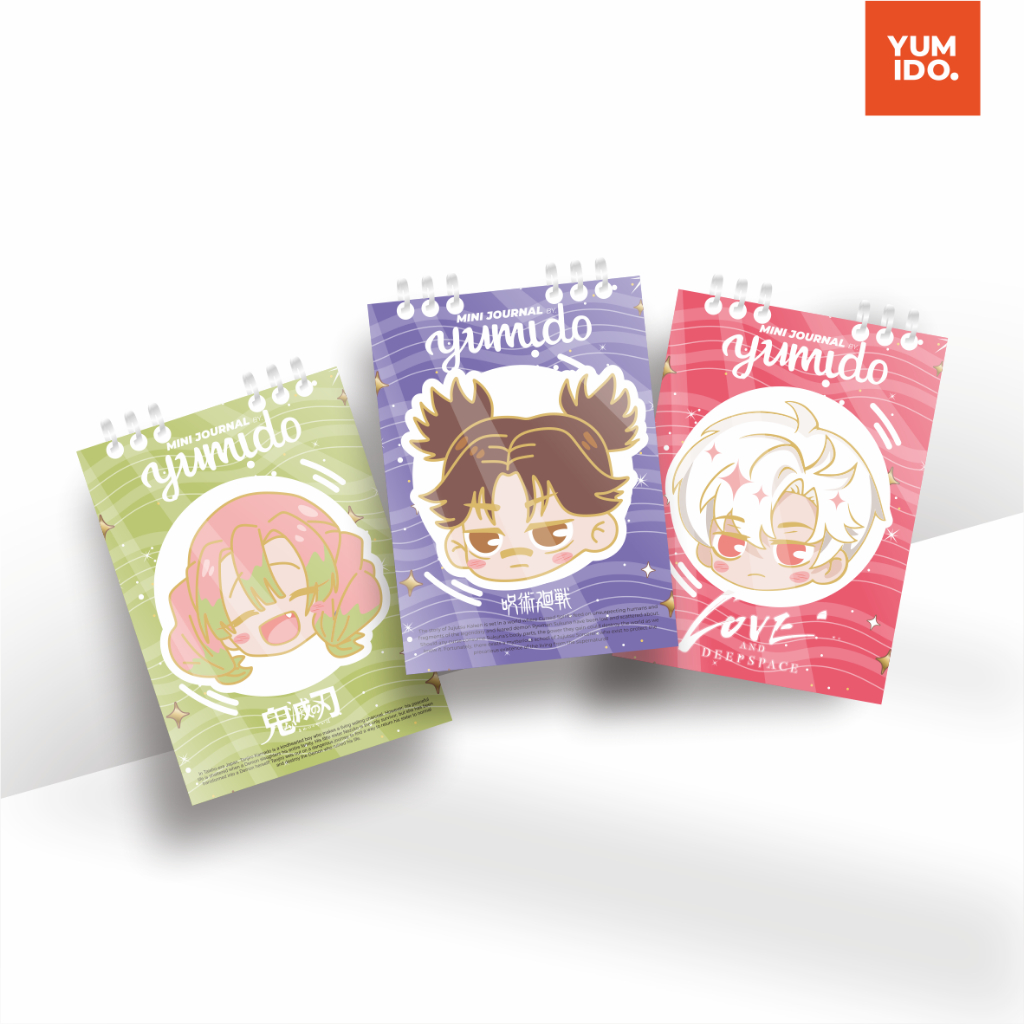 

Mini Journal Buku Mini Karakter Chibi Anime Love and Deepspace