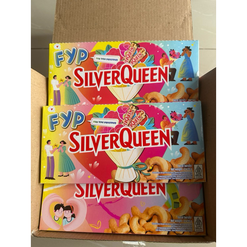 

silverqueen harga promo isi 2 pcs x 55 gr murcedah