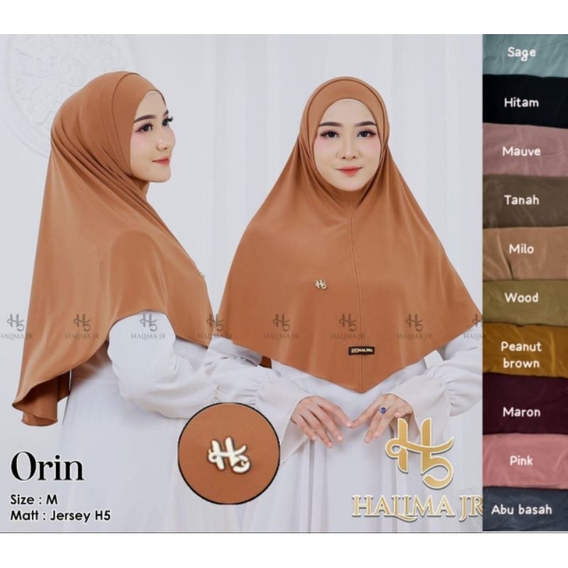 HIJAB INSTAN ORIN BY HALIMA / JILBAB HALIMA ORIN SIZE M