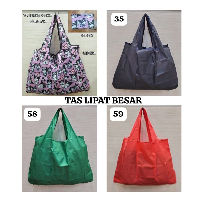 SHOPPING BAG//TAS LIPAT BESAR//TAS BELANJA BESAR//KANTONG BELANJA