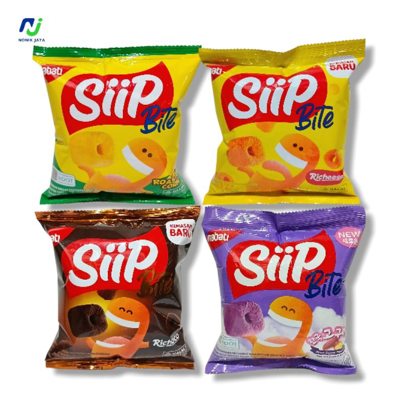 

Nabati Siip Bite(Tersedia 4 Varian) Paket 5 Pcs@19g