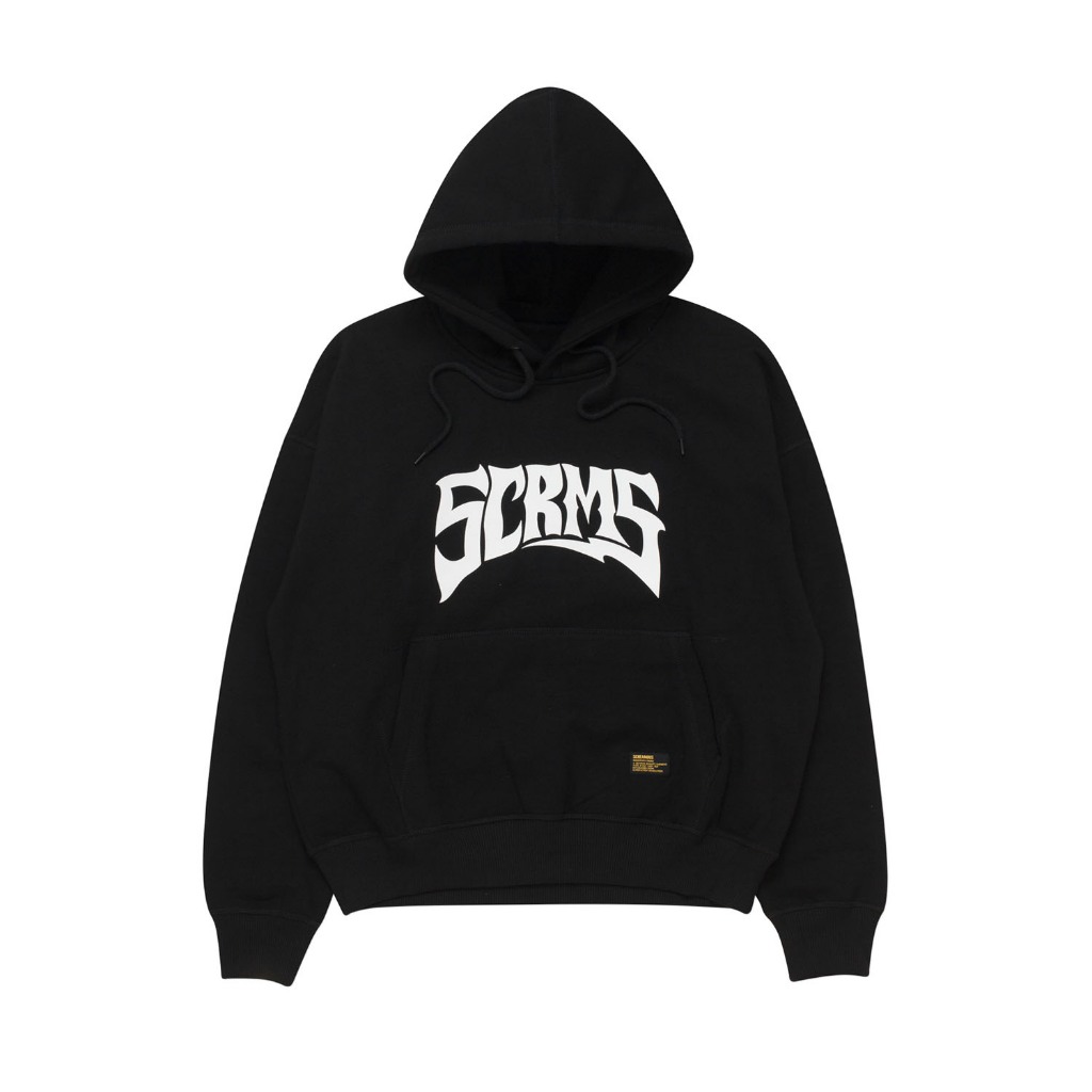 Screamous Sweater Pullover Hoodie Oversize - SWEATER MAZAL BLACK