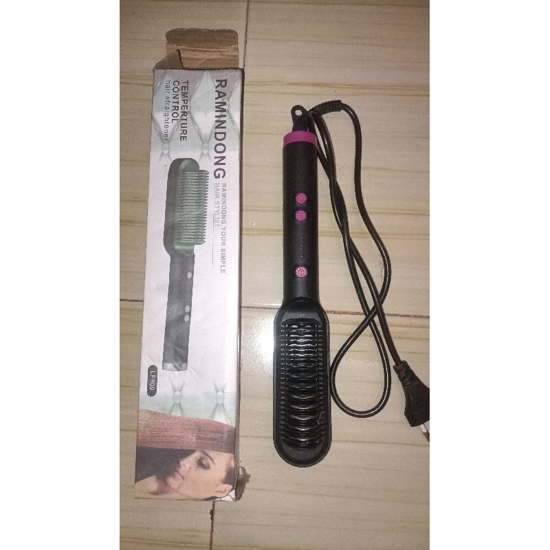 CATOKAN SISIR RAMINDONG HAIR STRAIGHTENER MURAH PRELOVED