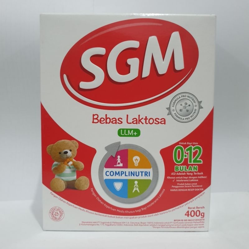Sgm LLM 400g susu formula bebas laktosa