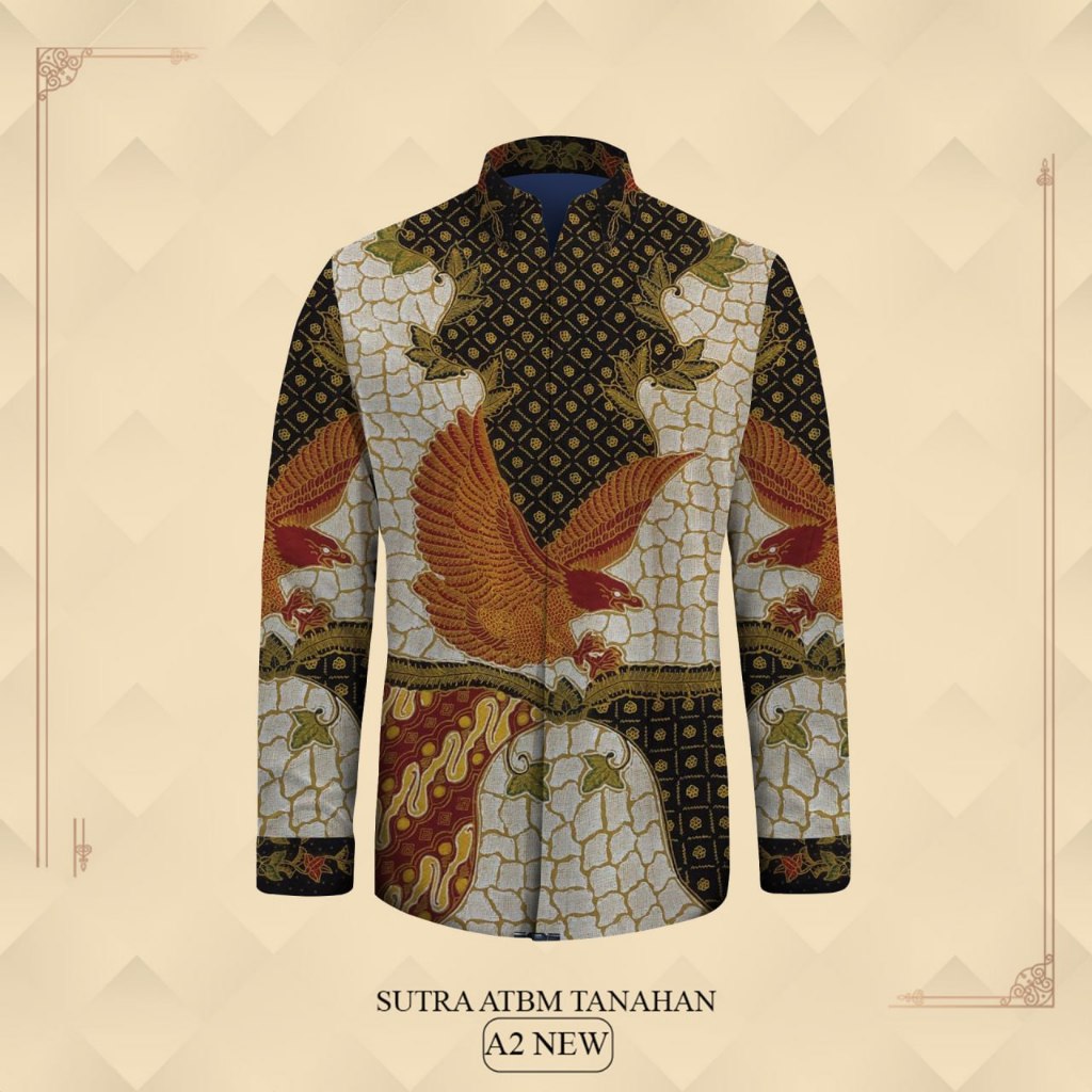 Kemeja batik tulis original batik pria lengan panjang  jumbo xxxl pria batik anak muda bahan sutra b