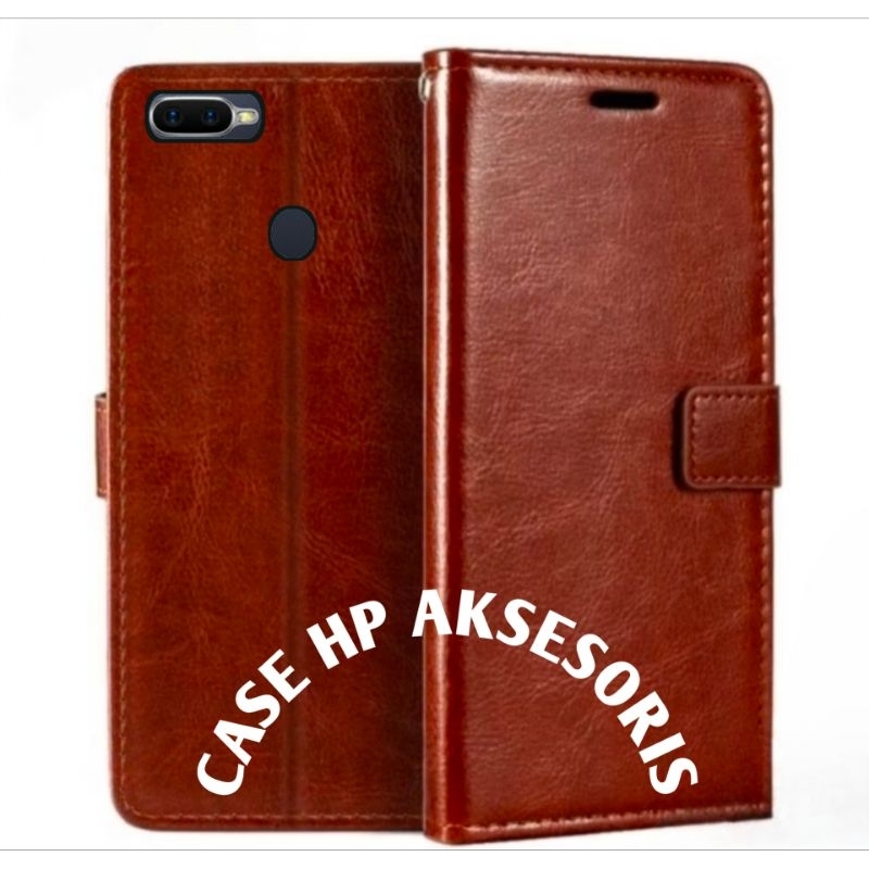 CASE OPPO A7 A11K A12 A5S F9 F9 PRO FLIP COVER WALLET SARUNG HP CASING DOMPET LEATHER CASE HP/CASING