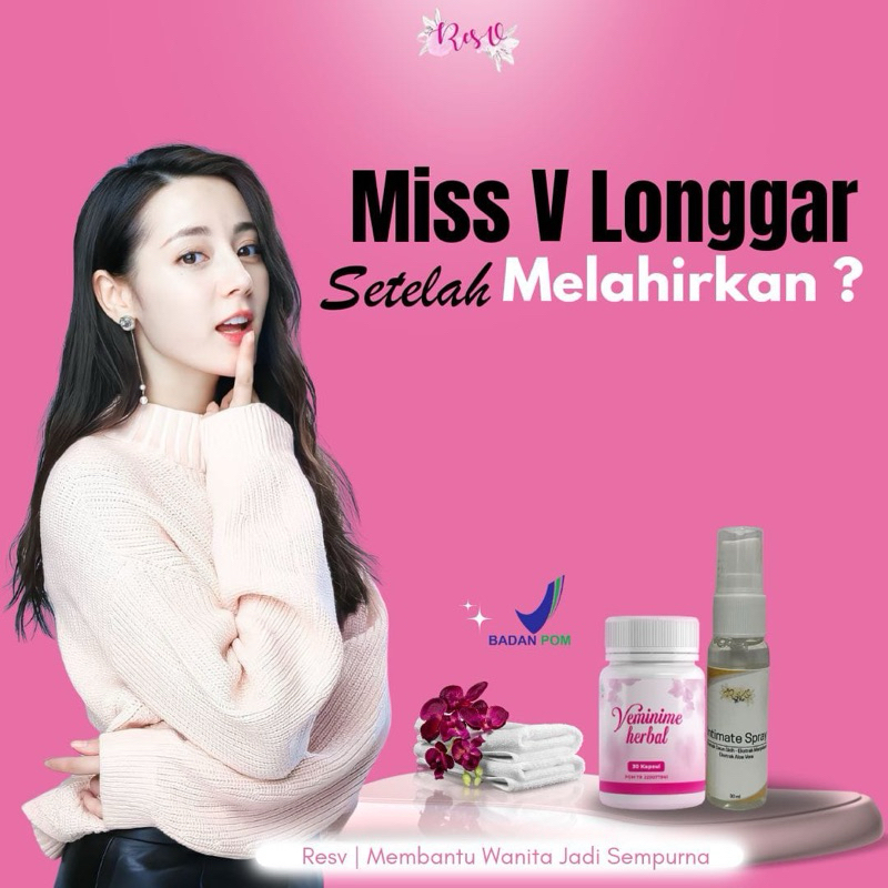 paket bundling veminime x intimate spray