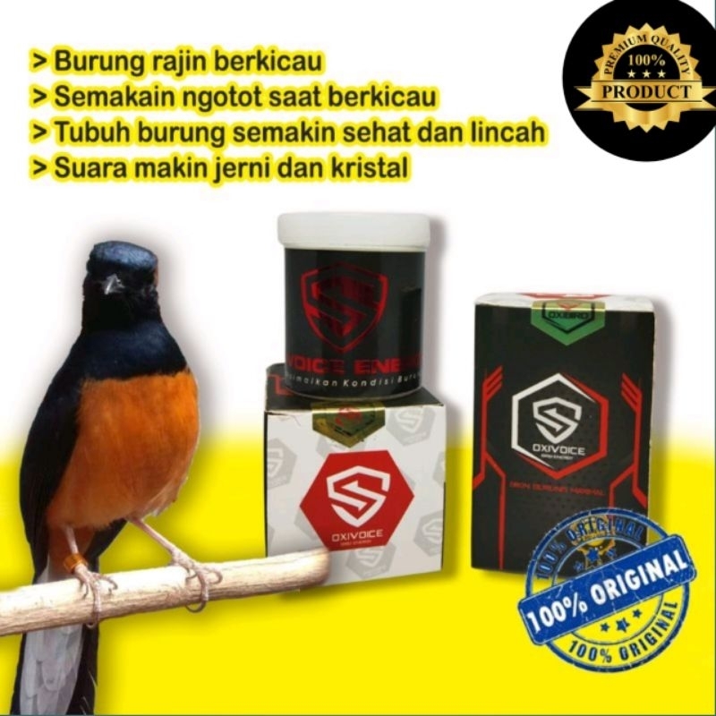 OXIVOICE ENERGY OXIBIRD - Oxivoice energi original / Vitamin burung/ Multivitamin burung/obat burung