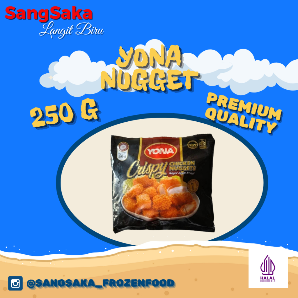 

CHIKEN NUGGET YONA ORIGINAL 250 GRAM