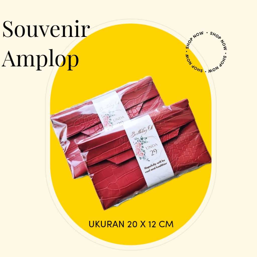 Souvenir Pouch Amplop Croco Matte - SOuvenir Pernikahan Dompet Amplop Mewah - Souvenir Wedding Pouch