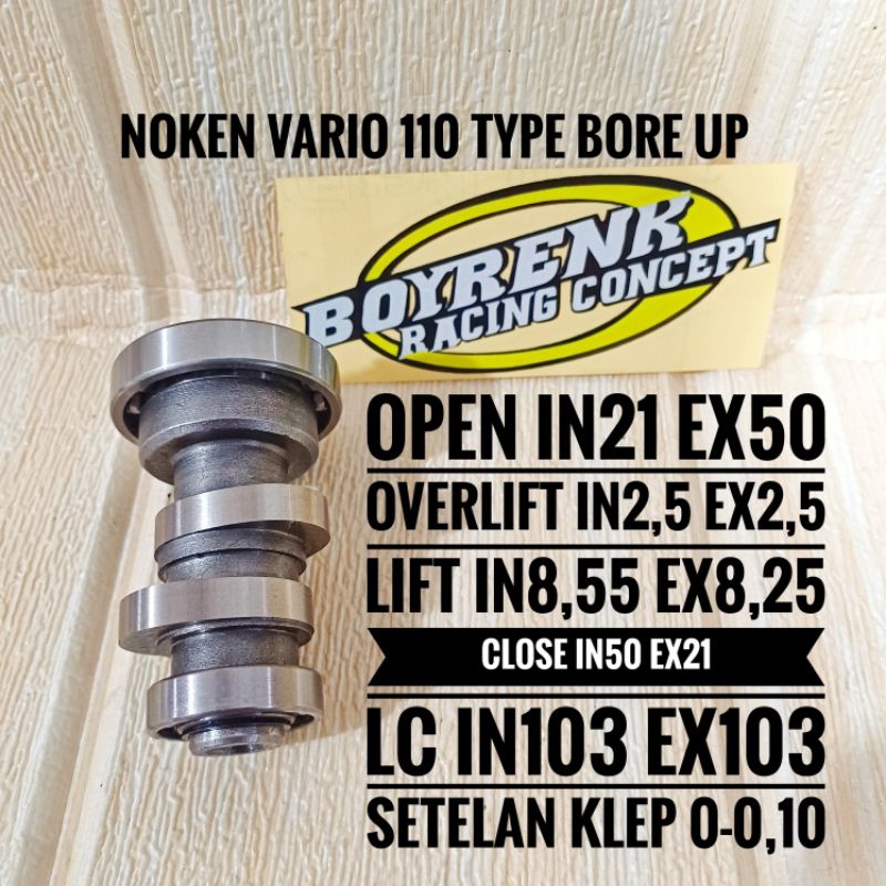 NOKEN AS RACING VARIO 110 VARIO KARBU CAM-BOYRENK