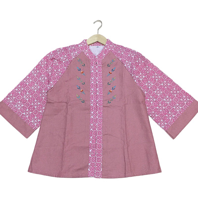 Atasan Baju Batik Wanita Pink / Batik Remaja