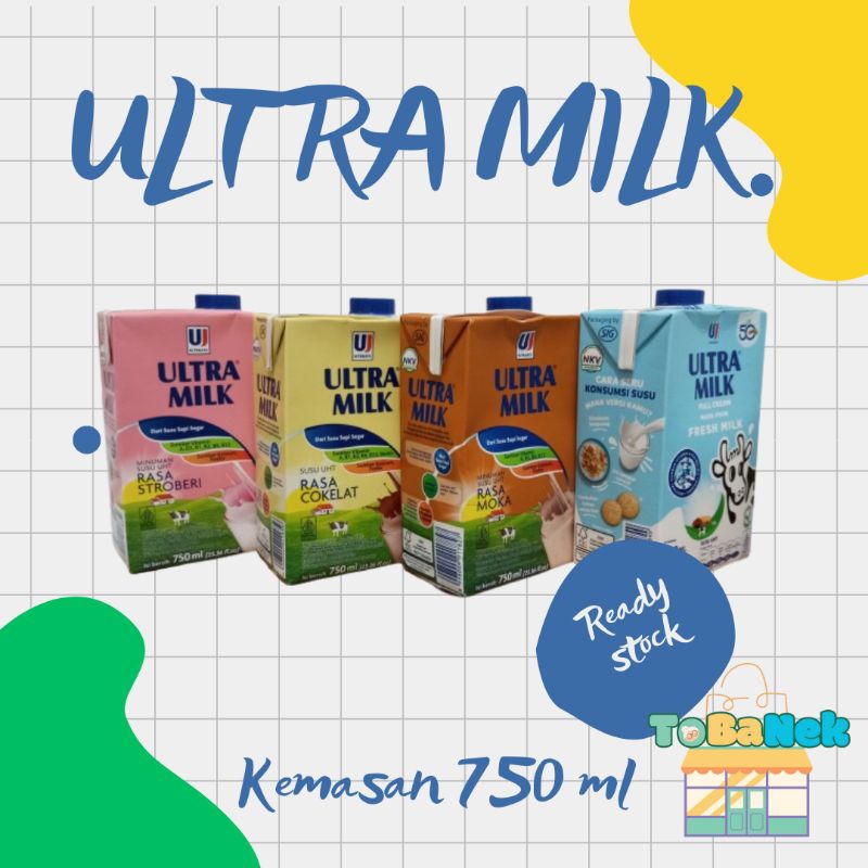 

Ultra Milk Kemasan 750 ml susu ultra 750 ml
