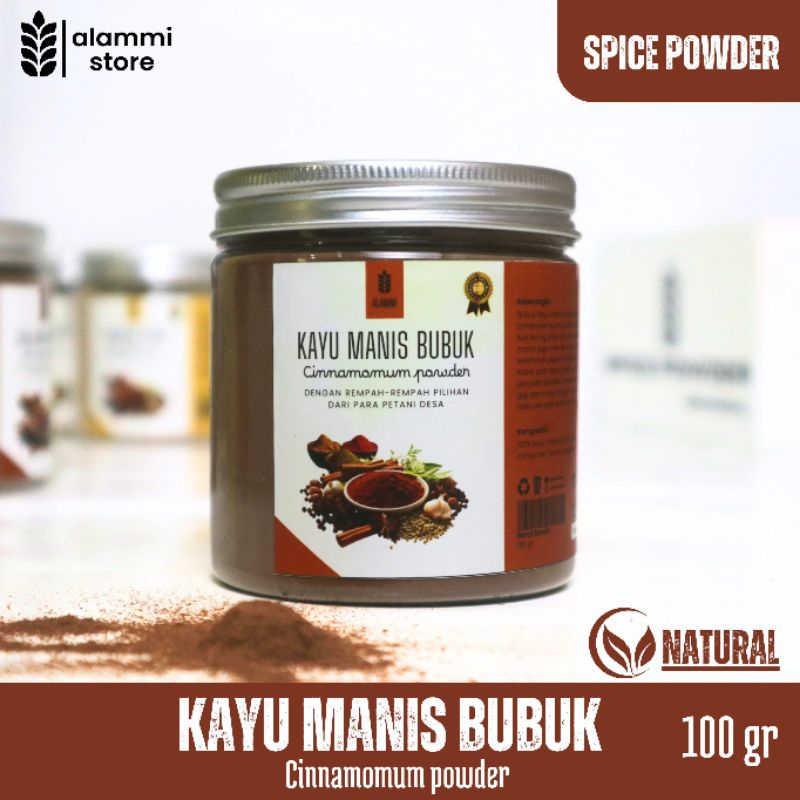 

Bubuk Kayu Manis cinnamon Powder 100 gr Tanpa Pengawet Tanpa Campuran Tanpa Msg Rempah - Rempah Spice Powder Untuk Bumbu Masakan
