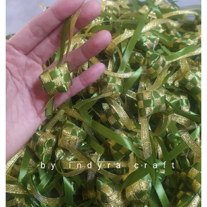 

ketupat mini pita satin