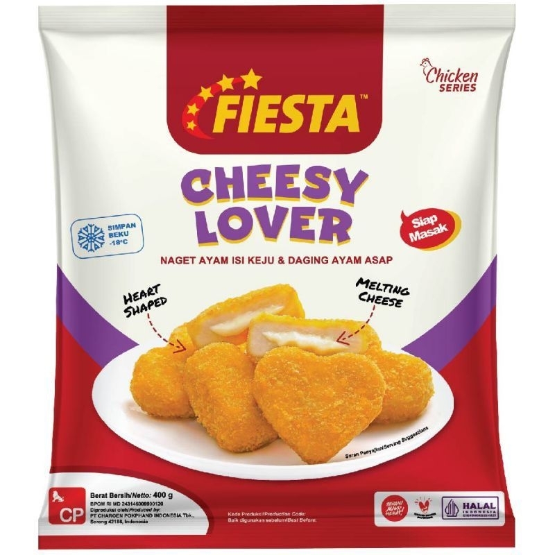 

FIESTA CHEESY LOVER 400GR