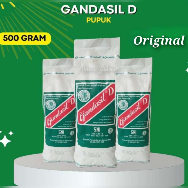 PUPUK GANDASIL D/GANDASIL D 500 g.
