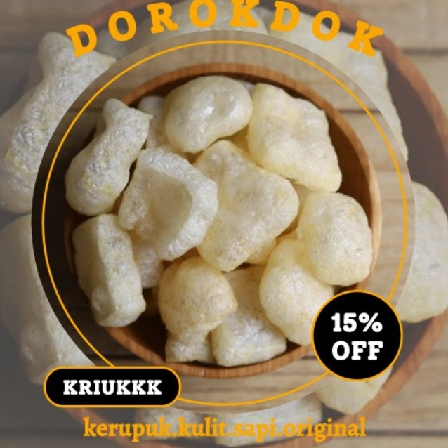 

1 bal dorokdok original rambak kerupuk kulit sapi murah
