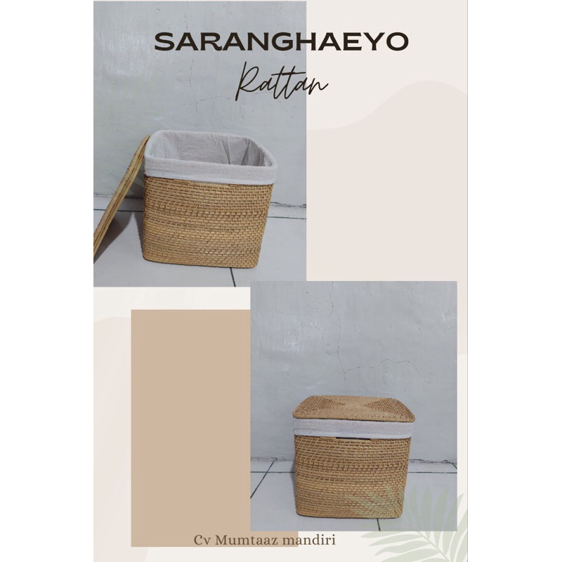 rotan box/ tempat penyimpan serbaguna