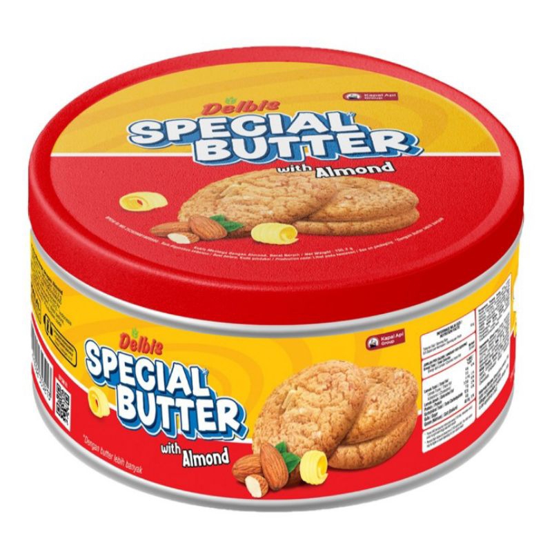 

Delbi's Special Butter Biskuit Almond Kaleng 155,2 g