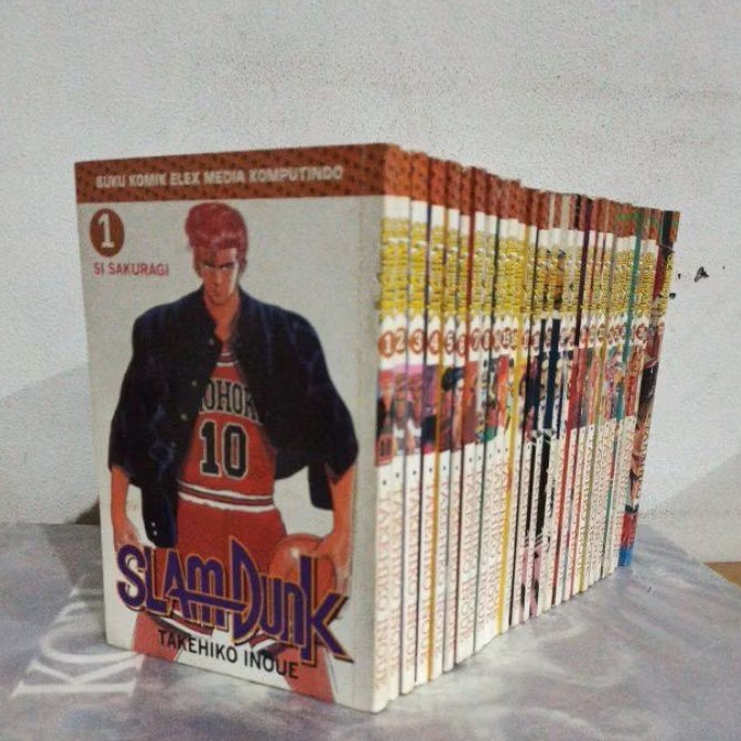 Komik Original SLAMDUNK TAKEHIKO INOUE Vol 1-31 Tamat Minus Vol 10,11,12,13