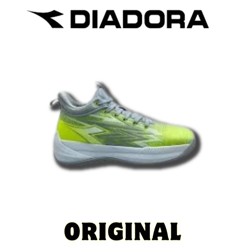 Sepatu Diadora Basket Kurtis Green Grey Men's Original