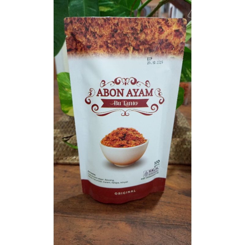 Abon Ayam Bu Tanto Premium Daging Ayam Asli Non MSG 100gr