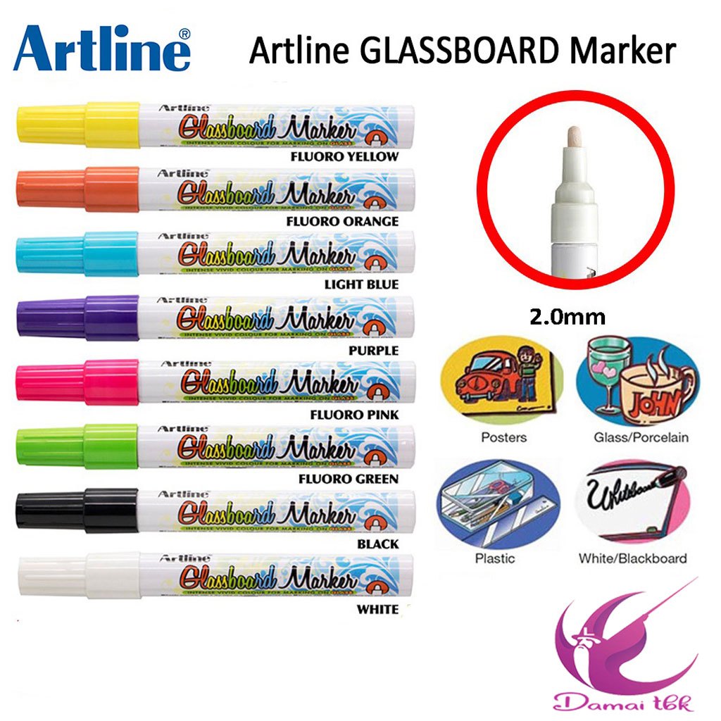 

Artline Glassboard Marker EPG-4 - Satuan Spidol Artline Glass Board